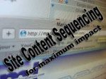 site content sequencing